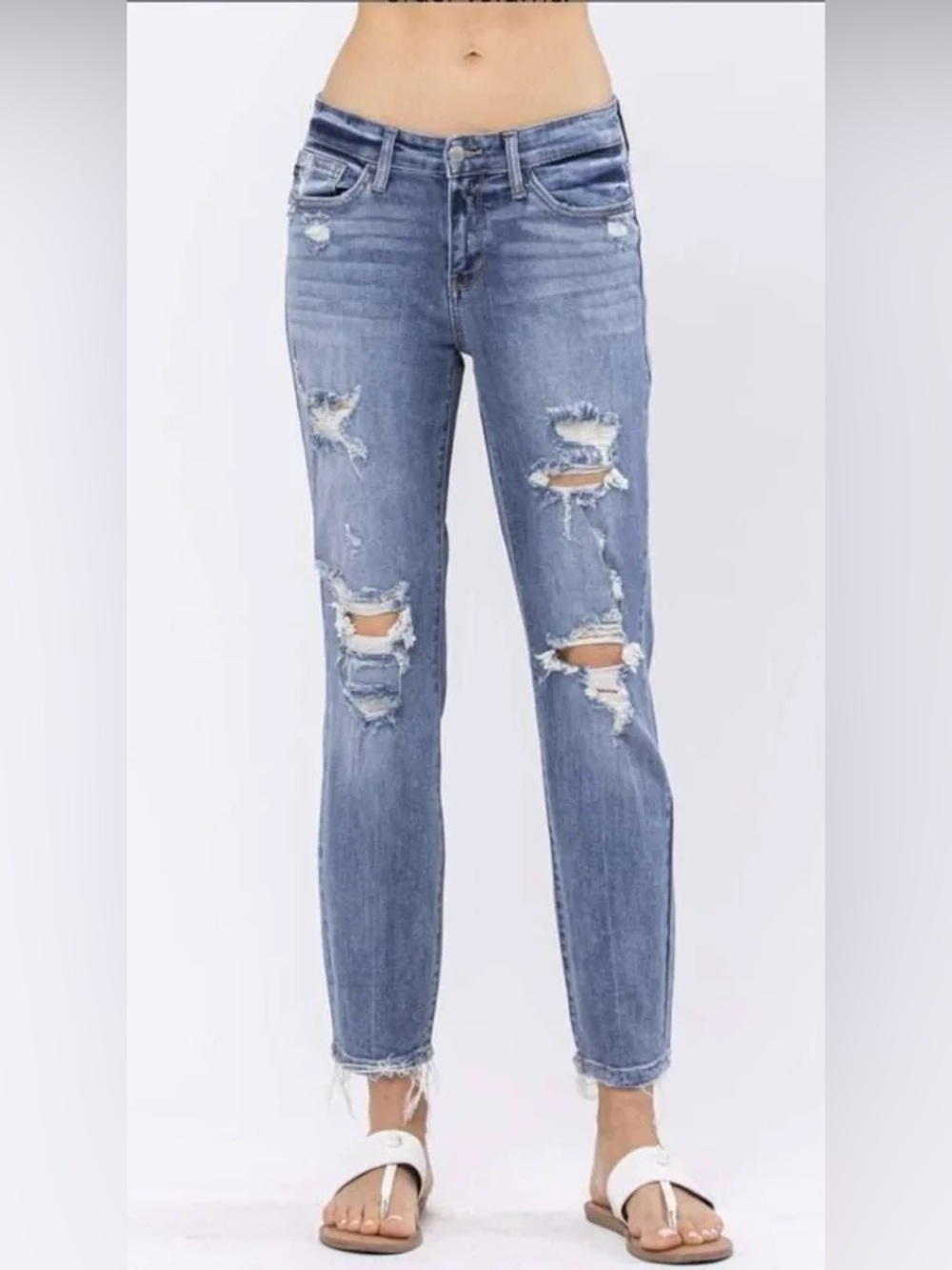 Judy blue distressed jeans size 30